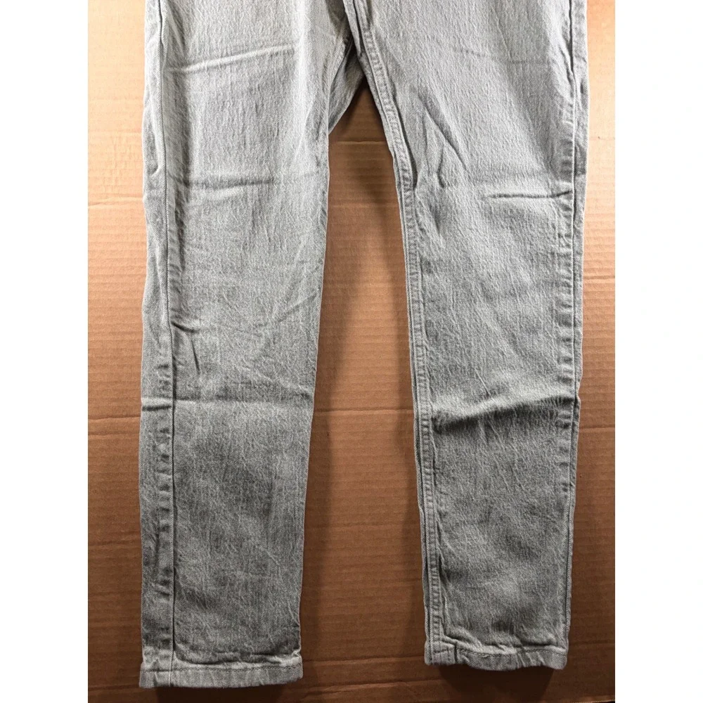 Levi's 512 Slim Taper Jeans Mens 33x29 Green Garment Dyed Denim Pants W34